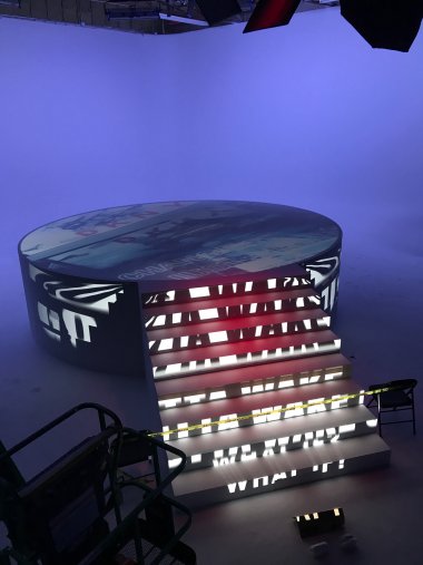 3D projection mapping for a commercial shoot, Brooklyn, NY 2019