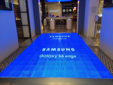 Samsung S6 launch.New York, NY. 6mm LED dance floor