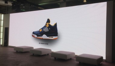 Nike Jordan event. Roe Black Onyx 3.47mm LED screen