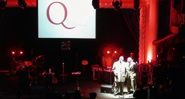Stevie Wonder @ Quincy Jones awards. IMAG and projection